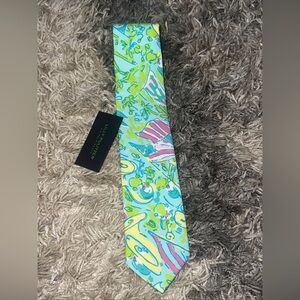 LILLY PULITZER MEN'S STUFF TIE HOPS AND POPS